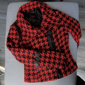 Red and black jacket